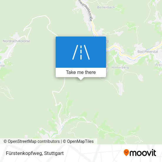 Fürstenkopfweg map