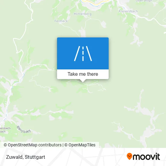 Карта Zuwald