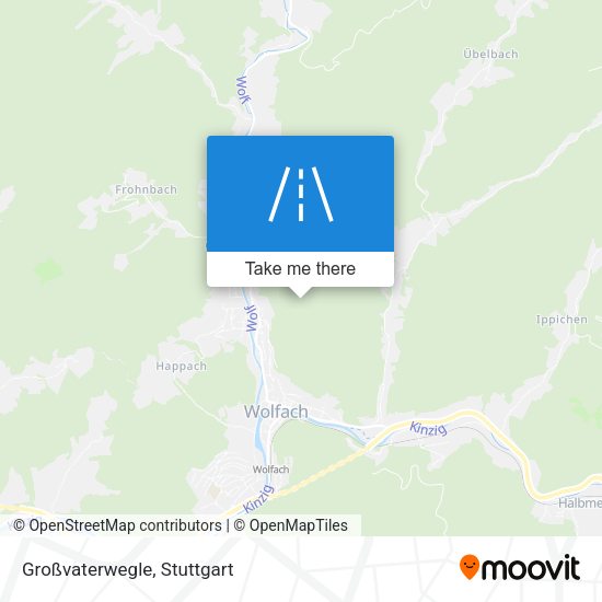 Großvaterwegle map