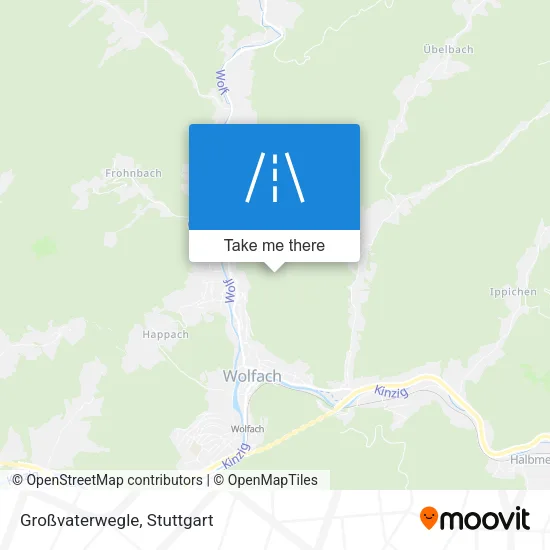 Карта Großvaterwegle