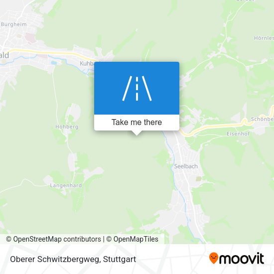 Oberer Schwitzbergweg map