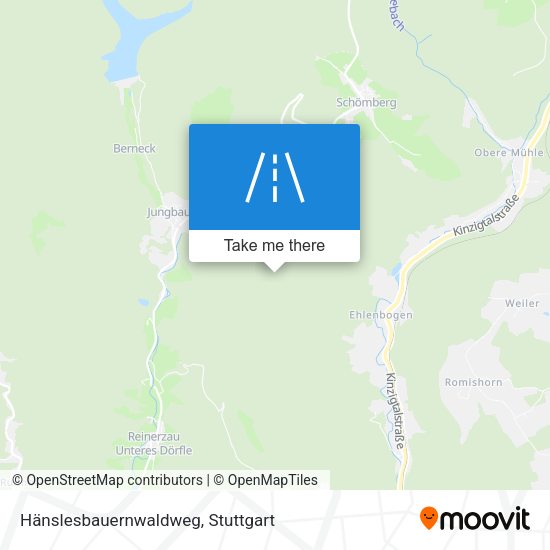 Hänslesbauernwaldweg map