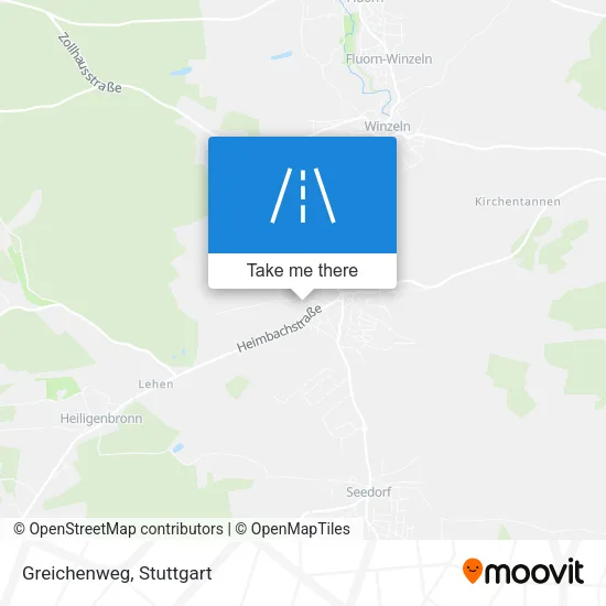 Greichenweg map