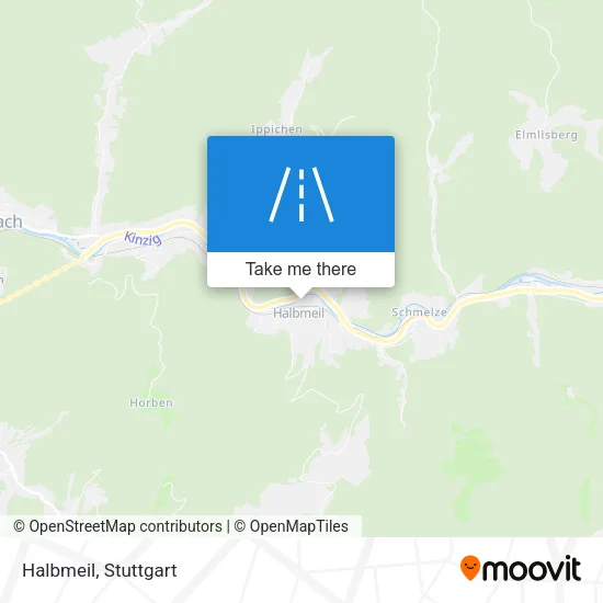 Halbmeil map