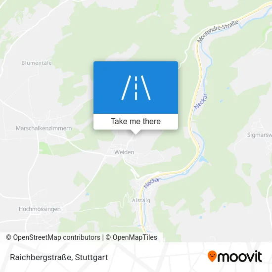 Raichbergstraße map