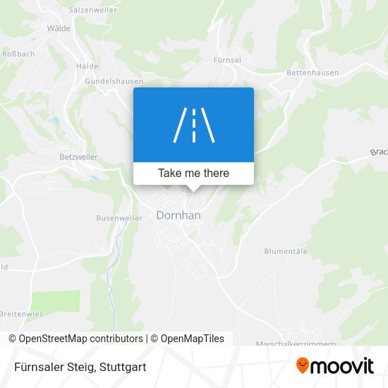 Fürnsaler Steig map