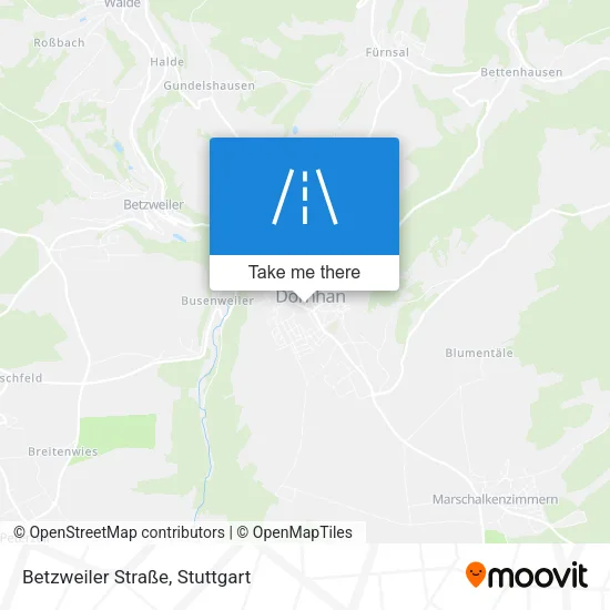 Карта Betzweiler Straße