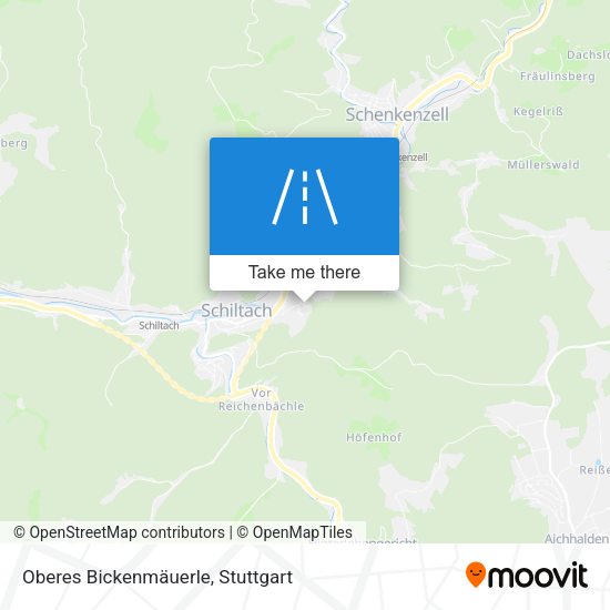 Oberes Bickenmäuerle map