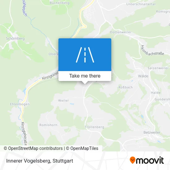Карта Innerer Vogelsberg