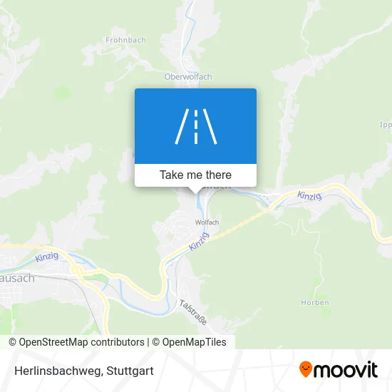 Карта Herlinsbachweg