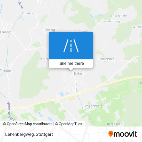 Lehenbergweg map