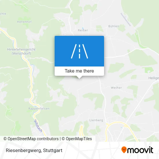 Карта Riesenbergwerg