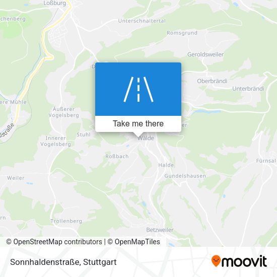 Sonnhaldenstraße map