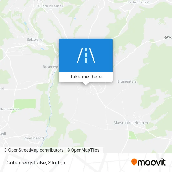 Карта Gutenbergstraße