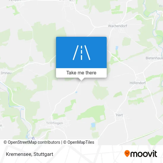 Kremensee map