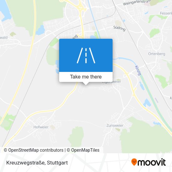 Kreuzwegstraße map