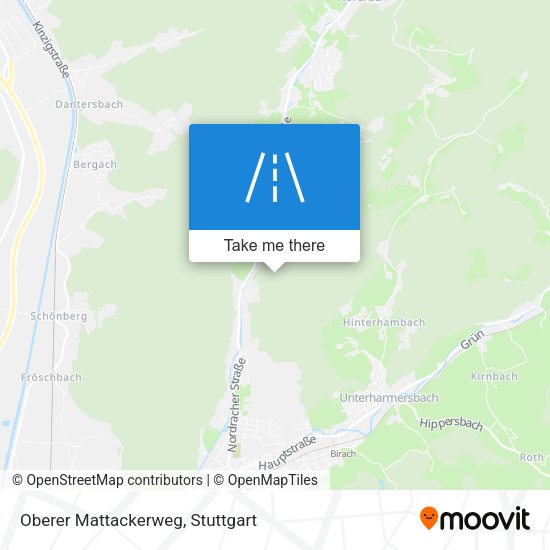Oberer Mattackerweg map