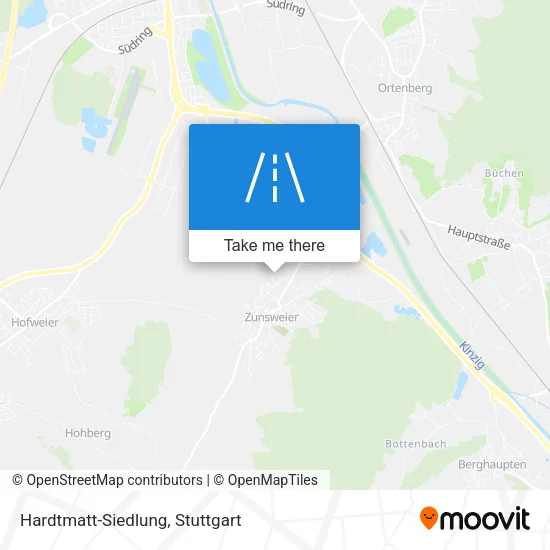 Карта Hardtmatt-Siedlung
