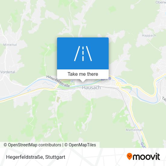 Hegerfeldstraße map