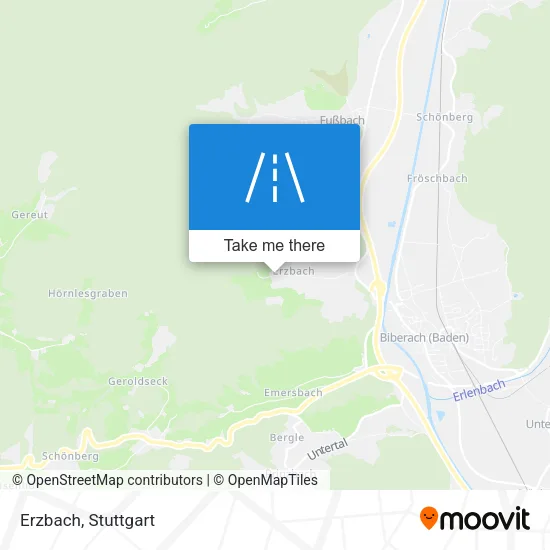 Карта Erzbach