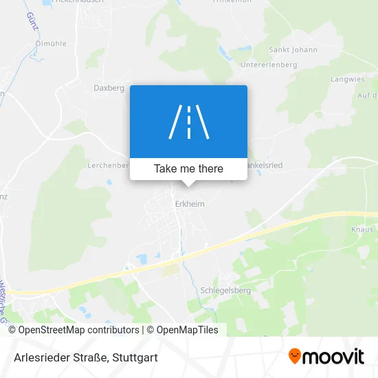 Карта Arlesrieder Straße