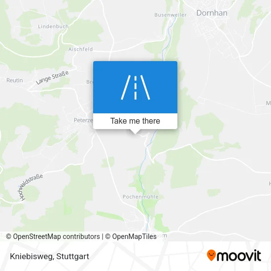 Kniebisweg map