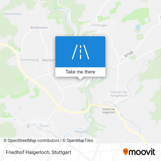 Friedhof Haigerloch map