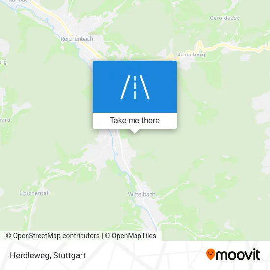 Карта Herdleweg