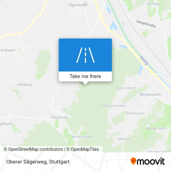Карта Oberer Sägerweg