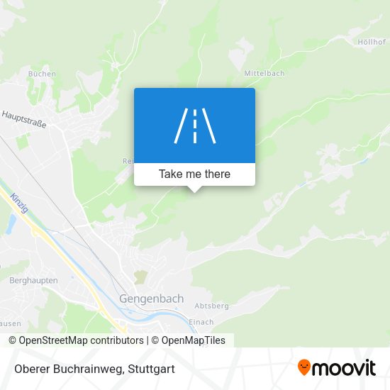 Карта Oberer Buchrainweg