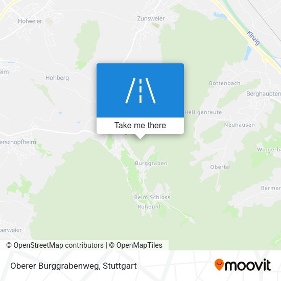 Oberer Burggrabenweg map