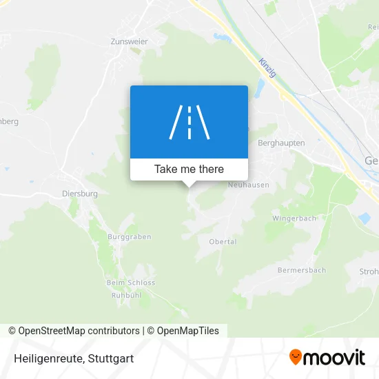 Карта Heiligenreute