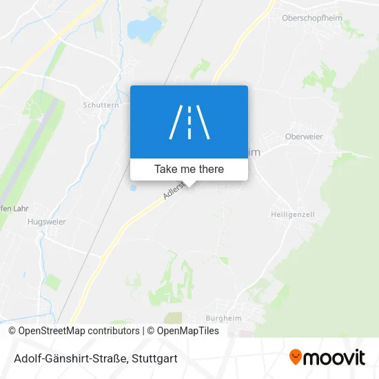 Карта Adolf-Gänshirt-Straße