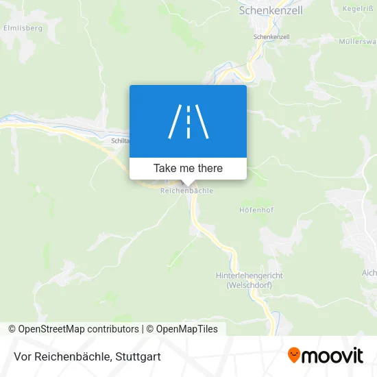 Карта Vor Reichenbächle