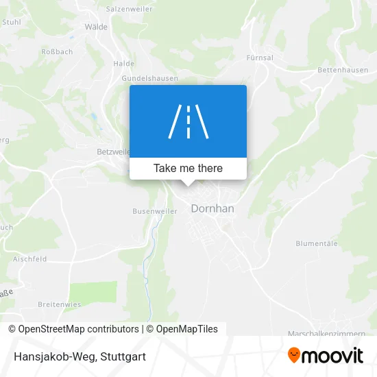 Карта Hansjakob-Weg