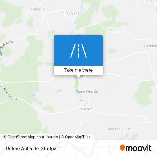 Карта Untere Auhalde