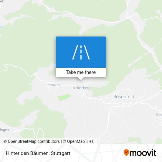 Карта Hinter den Bäumen