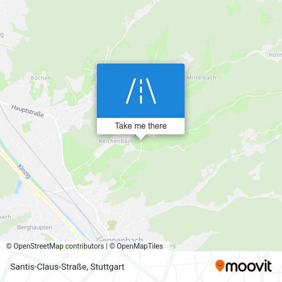 Santis-Claus-Straße map