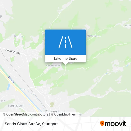 Santis-Claus-Straße map