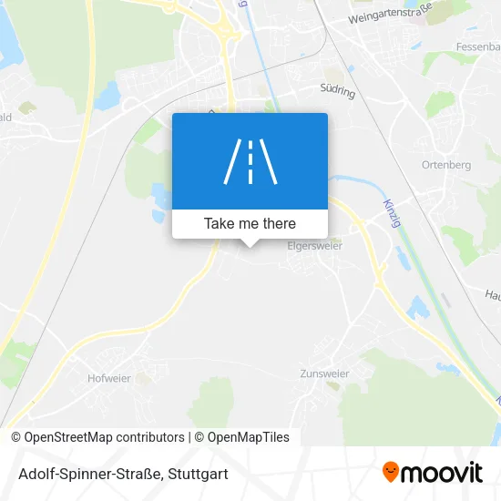 Карта Adolf-Spinner-Straße
