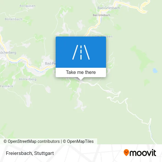 Карта Freiersbach