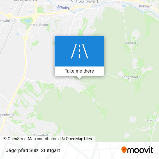 Карта Jägerpfad Sulz