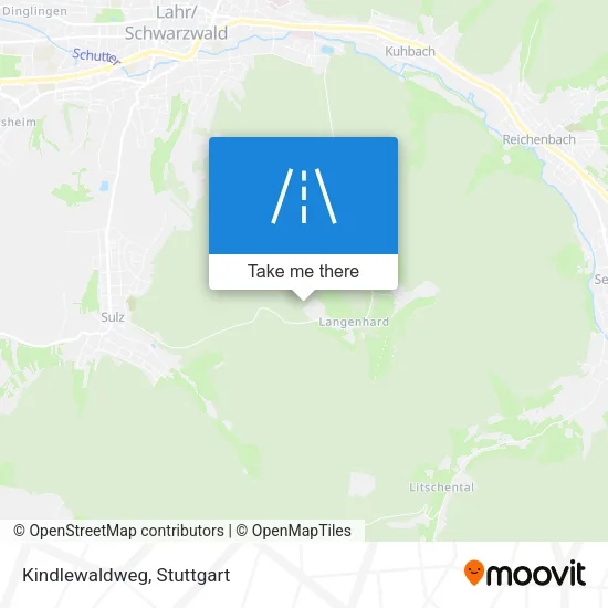 Карта Kindlewaldweg