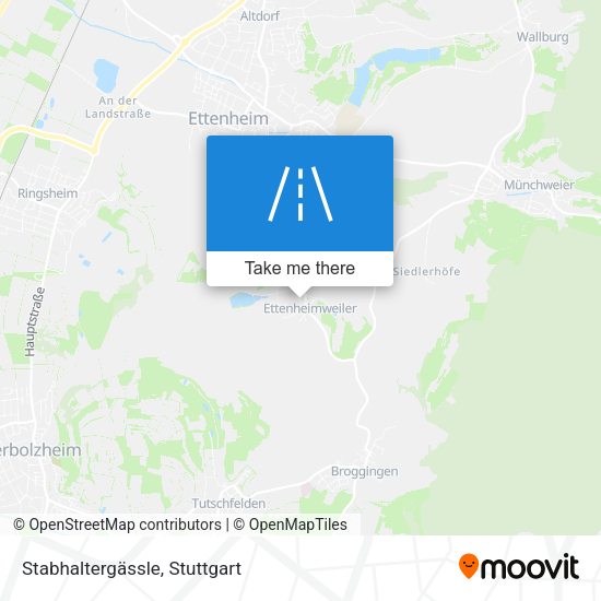 Stabhaltergässle map