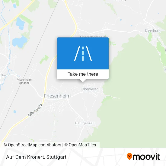 Карта Auf Dem Kronert