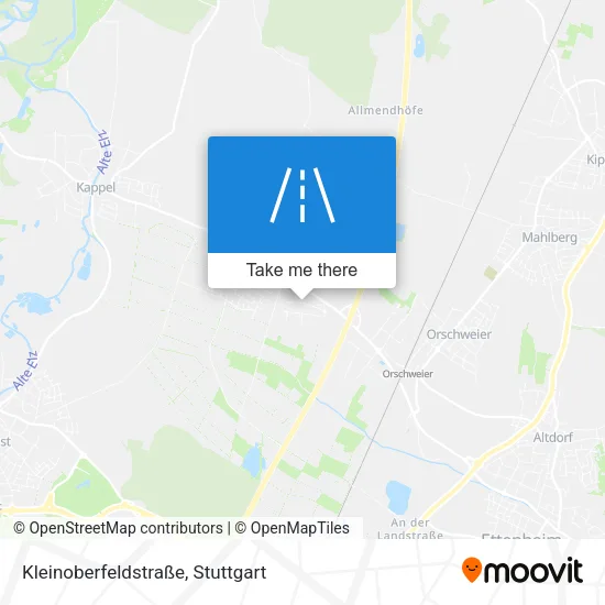 Kleinoberfeldstraße map
