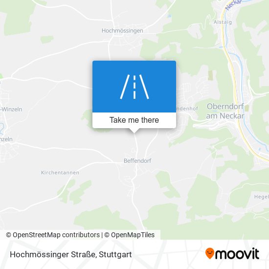 Hochmössinger Straße map