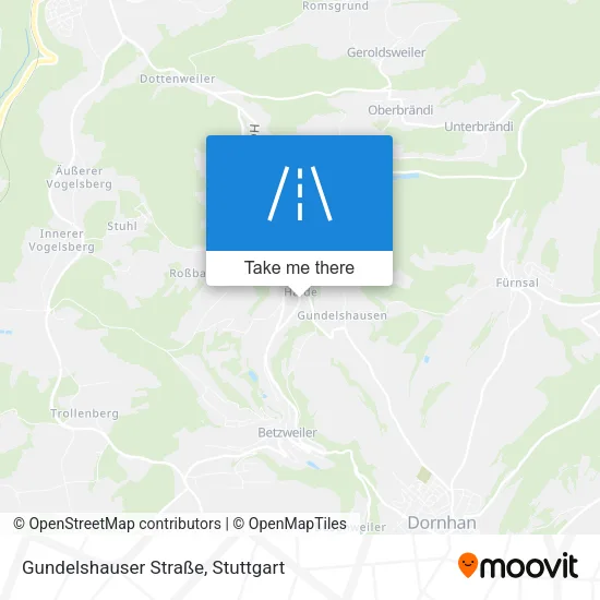 Карта Gundelshauser Straße