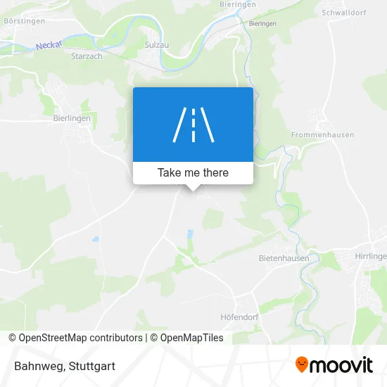Bahnweg map