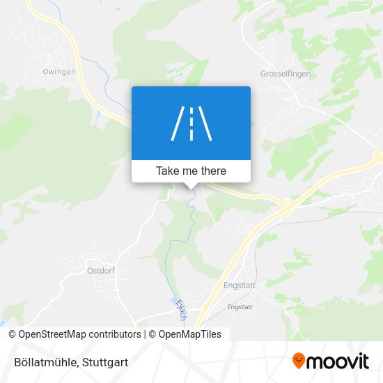 Böllatmühle map